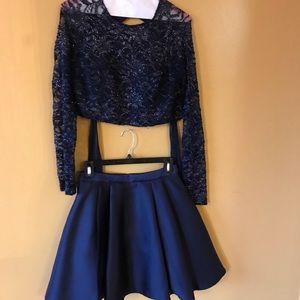 B. Darlin Two Piece Dress for a Homecoming